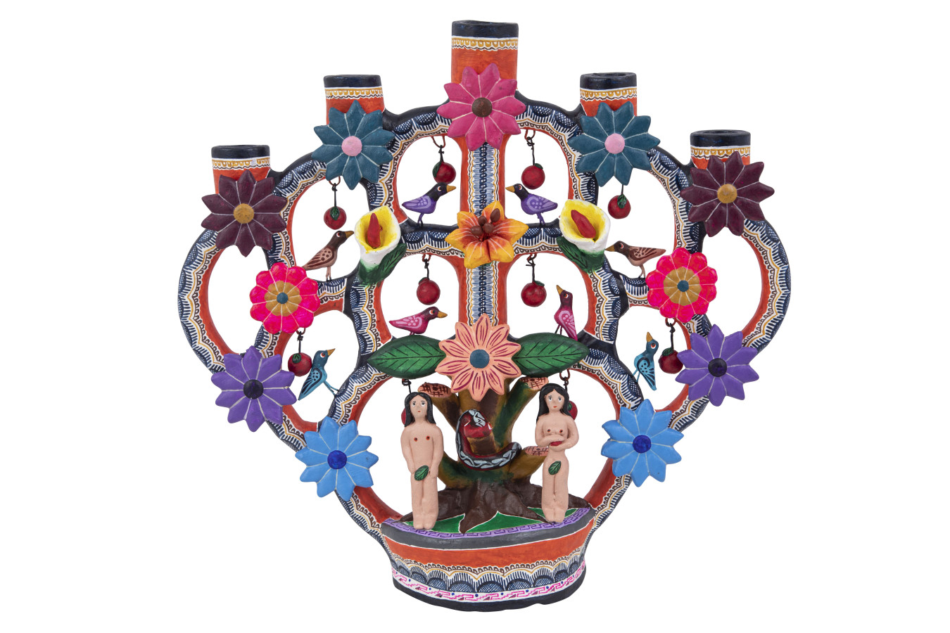 Arbol de la vida - Świecznik meksykański, wys. 32 cm