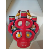 Candelabro Aves - drzewo życia z ptakami - wys. 15 x 14 cm
