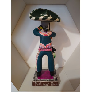 Mariachi - Figurka muzyk, sztuka folkowa z Meksyku