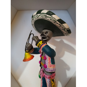 Mariachi - Figurka muzyk, sztuka folkowa z Meksyku