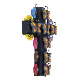 Cruz mariposa - Croix avec papillons, art populaire du Mexique