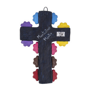 Cruz mariposa - Croix avec papillons, art populaire du Mexique