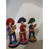 Mariachi vivo - figurine de musicien - artisanat du Mexique - hauteur 8 cm
