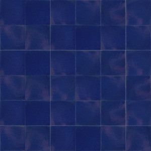 Azul Medio bleu marine - carreaux mexicains monochromes bleu ciel