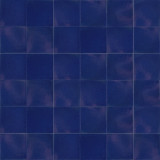 Azul Medio bleu marine - carreaux mexicains monochromes bleu ciel
