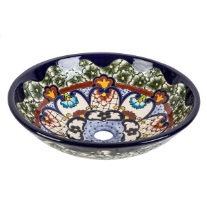 Juanetta prima - Lavabo artisanal au design mexicain