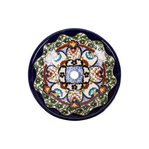 Juanetta prima - Lavabo artisanal au design mexicain