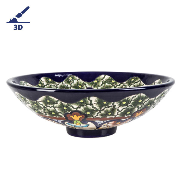 Juanetta prima - Lavabo artisanal au design mexicain