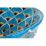 Azura prima - lavabo mexicain turquoise avec motif en relief
