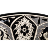 Atalaya prima - lavabo mexicain noir avec motif en relief