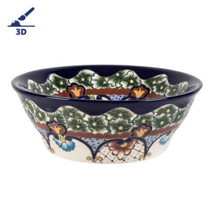 Juanetta prima - lavabo mexicain à poser avec design convexe