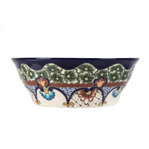 Juanetta prima - lavabo mexicain à poser avec design convexe