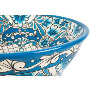 Lorena prima - Lavabo à poser mexicain avec design convexe