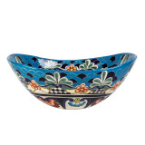 La Reina prima - Talavera lavabo mexicain décoré avec relief