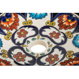 La Reina prima - Talavera lavabo mexicain décoré avec relief