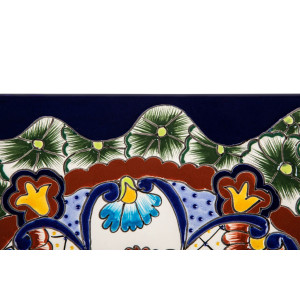 Juanetta prima - Lavabo mexicain décoré avec relief