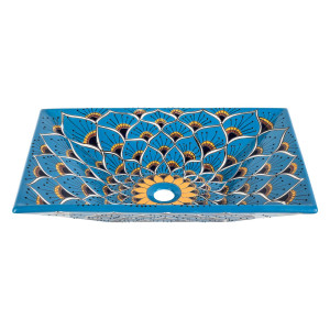 Azura prima - Vasque à poser décorée en relief