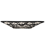 Serena prima - Lavabo mexicain noir décoré en relief