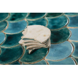 Écaille de poisson - Série de carreaux "Agitated Sea" de la série "L'eau".