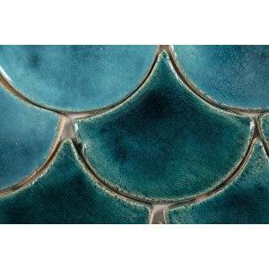 Écaille de poisson - Série de carreaux "Agitated Sea" de la série "L'eau".