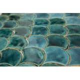 Écaille de poisson - Série de carreaux "Agitated Sea" de la série "L'eau".