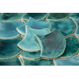 Écaille de poisson - Série de carreaux "Agitated Sea" de la série "L'eau".