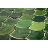 Écailles de poisson - Série de carreaux "Forest Glade" de la série "Eau