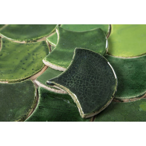 Écailles de poisson - Série de carreaux "Forest Glade" de la série "Eau