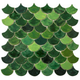 Écailles de poisson - Série de carreaux "Forest Glade" de la série "Eau