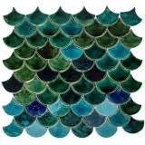 Écaille de poisson - Série de carreaux "Lac dans la vallée" de la série "Eau