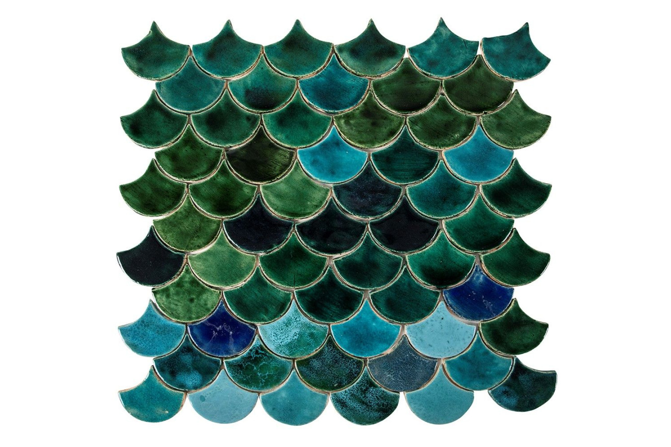 Écaille de poisson - Série de carreaux "Lac dans la vallée" de la série "Eau