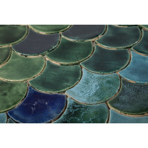 Écaille de poisson - Série de carreaux "Lac dans la vallée" de la série "Eau