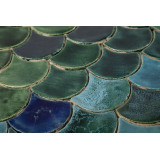 Écaille de poisson - Série de carreaux "Lac dans la vallée" de la série "Eau
