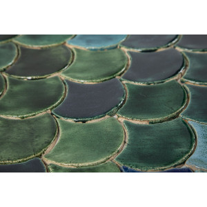 Écaille de poisson - Série de carreaux "Lac dans la vallée" de la série "Eau