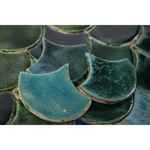 Écaille de poisson - Série de carreaux "Lac dans la vallée" de la série "Eau