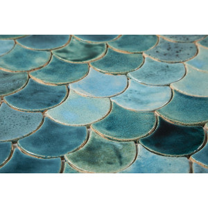Écailles de poisson - Série de carreaux "Mediterranean Breeze" de la série "Water