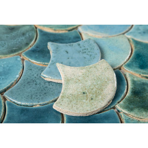Écailles de poisson - Série de carreaux "Mediterranean Breeze" de la série "Water