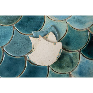 Écailles de poisson - Série de carreaux "Mediterranean Breeze" de la série "Water