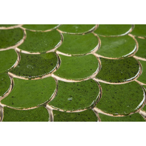 Écaille de poisson - Série de carreaux 'Mousse de forêt' de la série 'L'eau'