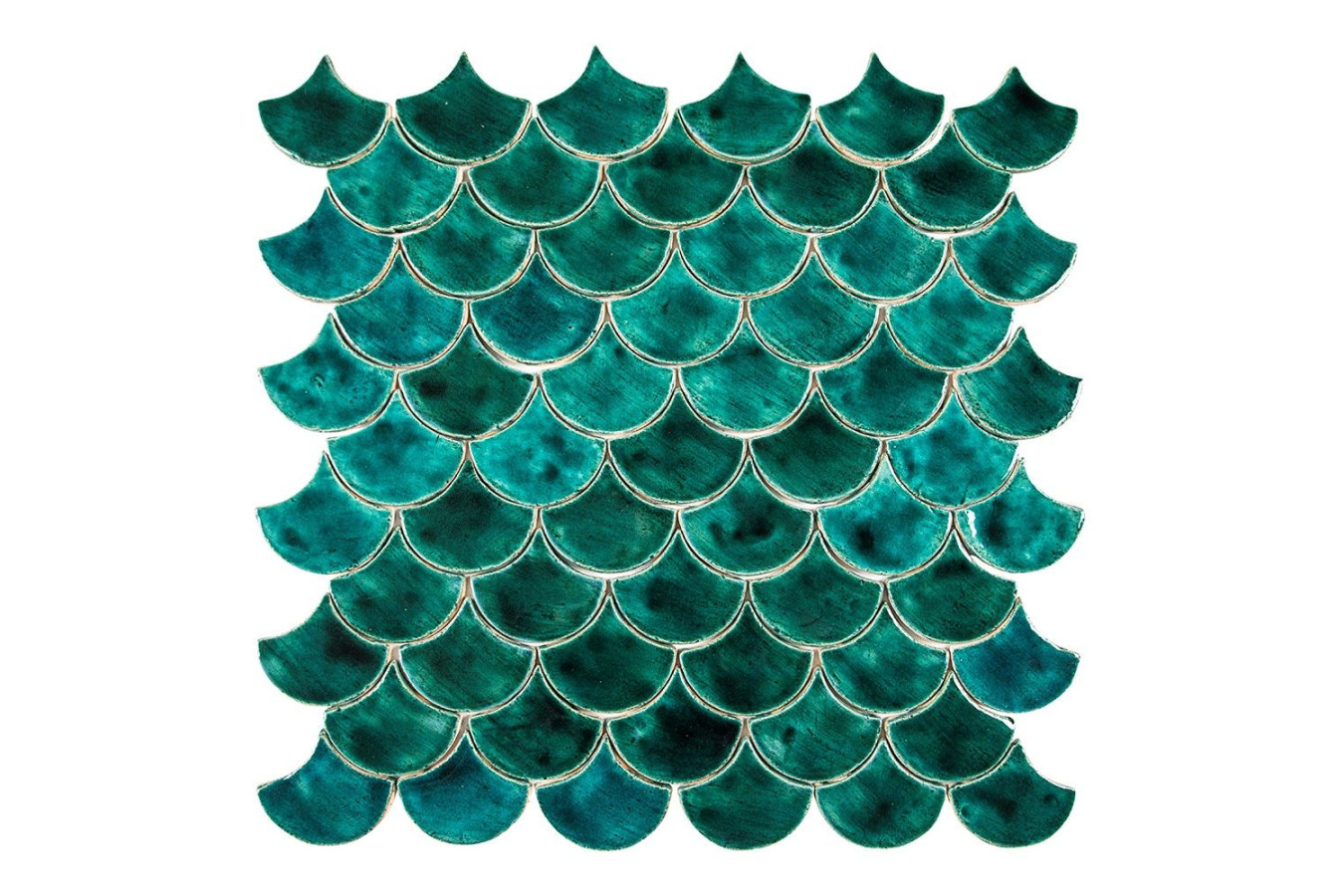 Écailles de poisson - jeu de tuiles "Emerald Cove" de la série "Eau"