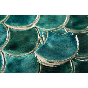 Écailles de poisson - jeu de tuiles "Emerald Cove" de la série "Eau"