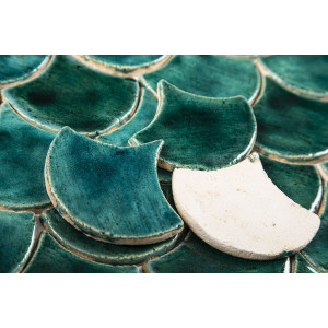 Écailles de poisson - jeu de tuiles "Emerald Cove" de la série "Eau"