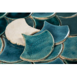 Écailles de poisson - ensemble de tuiles "Turquoise Grotto" de la série "Eau"