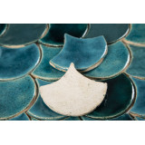 Écailles de poisson - ensemble de tuiles "Turquoise Grotto" de la série "Eau"