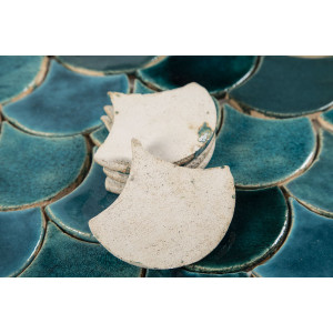 Écailles de poisson - ensemble de tuiles "Turquoise Grotto" de la série "Eau"