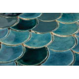 Écailles de poisson - ensemble de tuiles "Turquoise Grotto" de la série "Eau"