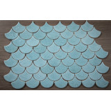Écailles de poisson - ensemble de tuiles "Azure Lagoon" de la série "Eau"