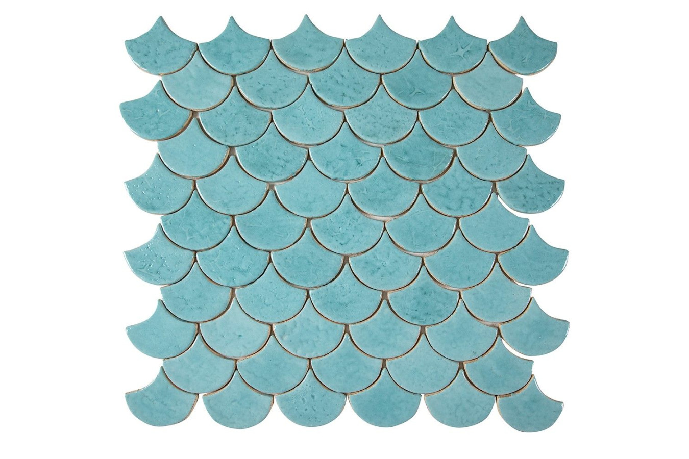 Écailles de poisson - ensemble de tuiles "Azure Lagoon" de la série "Eau"