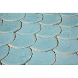 Écailles de poisson - ensemble de tuiles "Azure Lagoon" de la série "Eau"