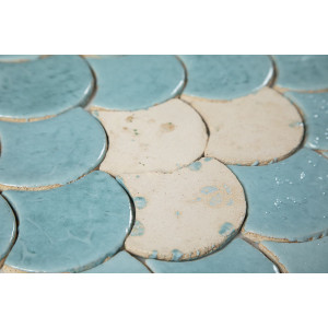 Écailles de poisson - ensemble de tuiles "Azure Lagoon" de la série "Eau"
